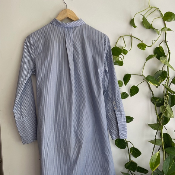 RESERVED Asymmetric shirt mini dress Sz S - Picture 6 of 6